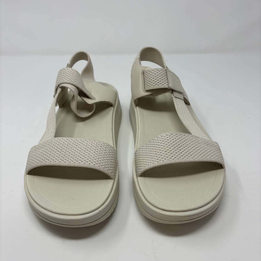 Women's FitFlop Size 8, Surff Art-Webbing Back-Strap Leather Detail Sandal - Picture 3 of 6